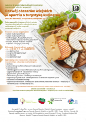 Plakat Rozwój obszarów wiejskich w oparciu o turystykę kulinarną