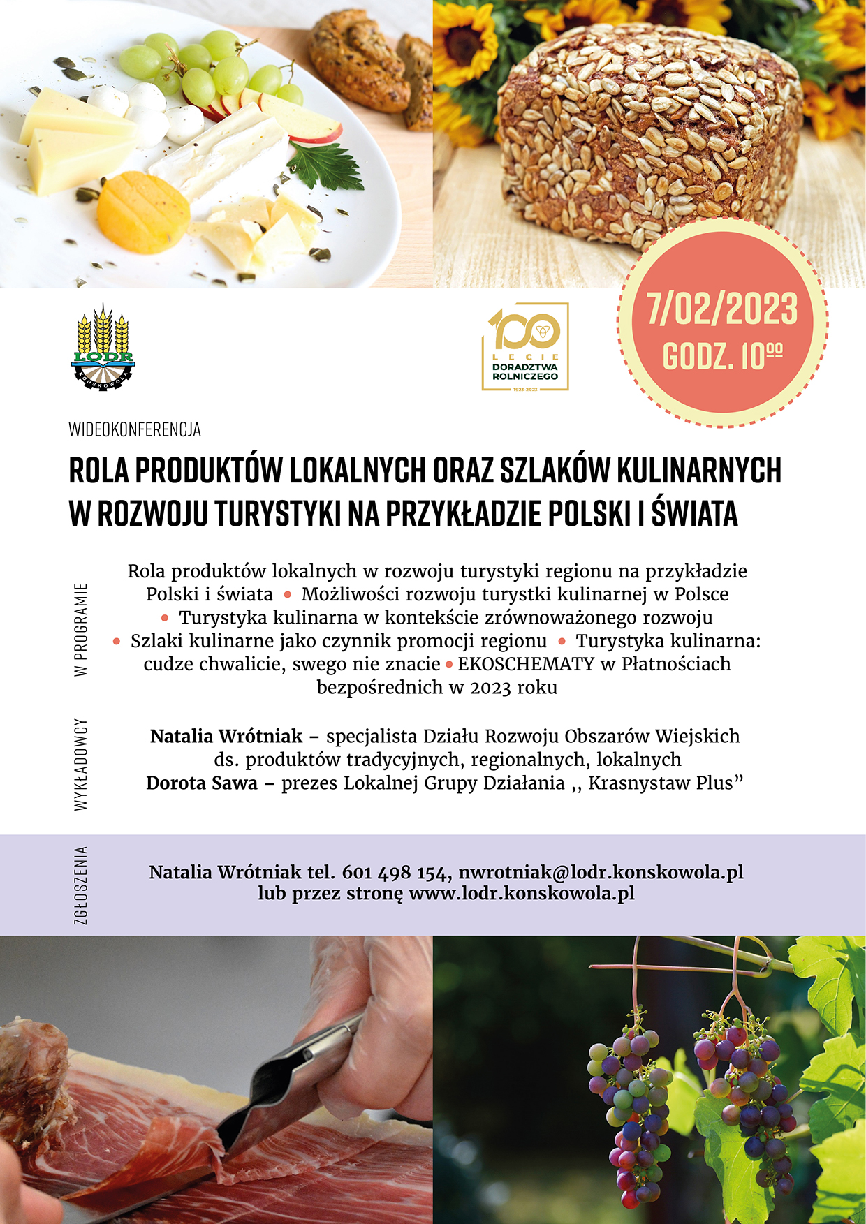 Rola produktów lokalnych oraz szlaków kulinarnych w rozwoju turystyki na przykładzie Polski i świata - plakat